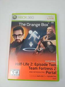 The Orange Box Half Life 2 (Xbox 360, 2007) No Manual 海外 即決