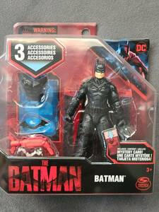 NIB DC The Batman Movie BATMAN 4” Action Figure 2022 Spin Master 海外 即決