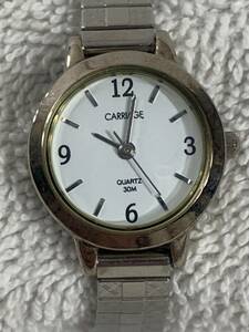 CARRIAGE Vintage Timex Ladies Wrist Watch NEEDS BATTERY - UNTESTED - ESTATE FIND 海外 即決