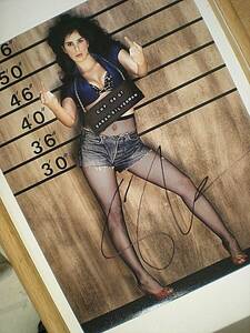 SIGNED PHOTO SARAH SILVERMAN -VERY SEXY OUTFIT -BEAUTIFUL -ACTRESS COMEDIAN-CERT 海外 即決