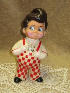 Vtg. Big Boy Restaurants Big Boy Coin Bank, 1973, 8 1/4" Swivel Head 海外 即決