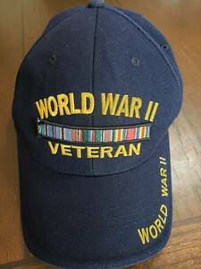 World War II Veteran Black Baseball Cap - Rapid Dominance - 海外 即決
