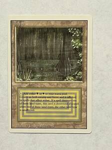 Bayou LP (See Pics) Revised Magic the Gathering MTG LP 海外 即決