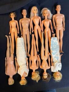 10 11" dolls; Barbie and Ken, vintage Mattel 海外 即決