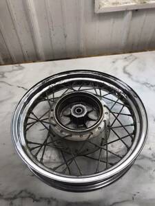 05 Yamaha XV250 Virago Rear Back Rim Wheel Straight 海外 即決