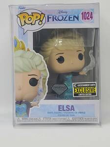 Funko Elsa 1024 Disney Frozen Diamond Collection with Protector Box EE Exclusive 海外 即決