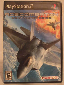 Ace Combat 04 Shattered Skies Namco Rated E Sony PlayStation PS2 VideoGame 海外 即決