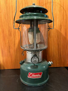 Vintage 1970 Coleman Model 220F Dual 2 Mantle Green Lantern 7/70 海外 即決