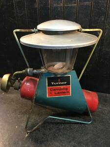 Vintage working 1960's Turner Propane Lantern Retro Camping Night light 海外 即決