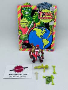 1991 Junkyard w/ Cardback Complete Toxic Crusaders Vintage Playmates Figure 海外 即決