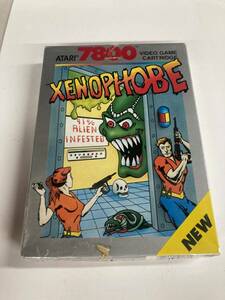 Xenophobe video game Atari 7800 with manual in box vintage 海外 即決