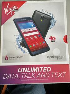 Kyocera Hydro REACH - 8GB - Black (Virgin Mobile) Smartphone 海外 即決