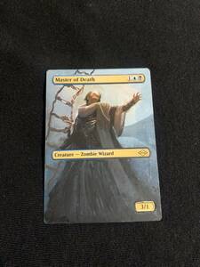 Master of death MTG Hand Painted Alter Full Art Extension 海外 即決