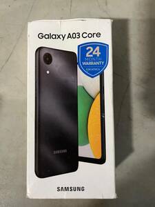 Samsung Galaxy A03 Core Dual SIM 32GB 2GB RAM (UK Version) Black R7AW5095TKY 海外 即決