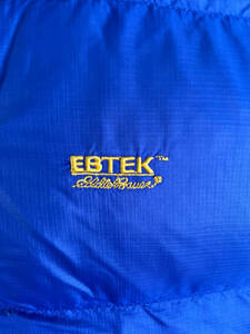 Eddie Bauer Jacket Adult Blue Puffer Vest EBTEK Goose Down Mens Size Medium 海外 即決