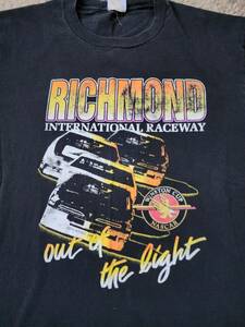 Vintage Richmond International Speedway Shirt Mens Large 90s Nascar Black 海外 即決