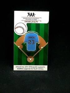 Milwaukee Brewers Ted Simmons jersey lapel pin-Classic HARDBALL Collectable 海外 即決