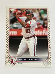 2022 Topps Baseball Gold Stars #444 - Justin Upton - Los Angeles Angels 海外 即決