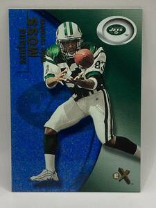 2001 E-X Essential Credentials Future Santana Moss #20/29 Rookie New York Jets 海外 即決