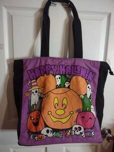 Walt Disney World 2022 Limited Edition Halloween Tote Bag Mickey Mouse Pumpkin 海外 即決