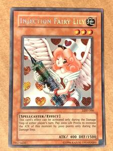 yugioh Injection Fairy Lily LOD-100 unlimited Edition SECRET RARE VLP 海外 即決