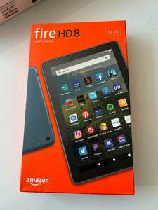 NEW IN BOX Amazon Fire HD 8 (10th Generation) 32GB, Wi-Fi, 8in Twilight Blue 海外 即決