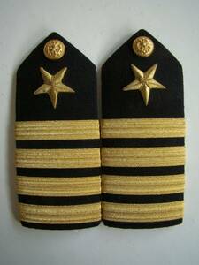 USN US NAVY USS O-6 CAPTAIN CAPT SERVICE & DRESS UNIFORM SHOULDER RANK BOARD PR 海外 即決