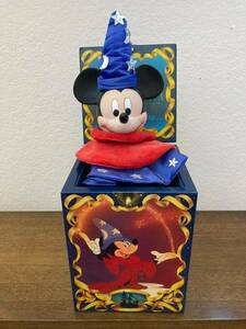 Fantasia Mickey Musical Jack in the Box. Enesco. RARE, limited edition 海外 即決