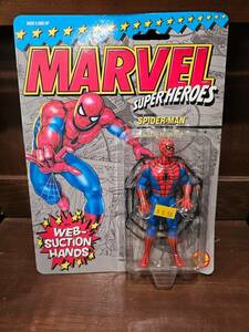 Marvel Super Heroes THE AMAZING SPIDER-MAN Web-Suction Hands (Toy Biz 1990) 海外 即決