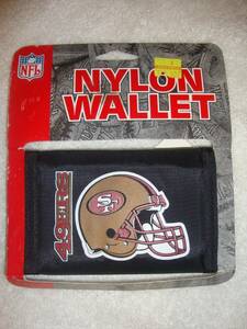 San Francisco 49ers nylon wallet by Rico 海外 即決