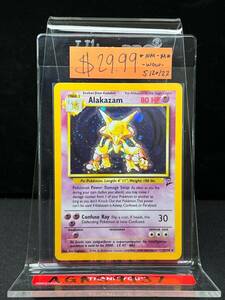 Alakazam 1/130HP80 | NM-M | WOW | Vintage ポケモン Card 1999 FAST SHIPPING* 海外 即決