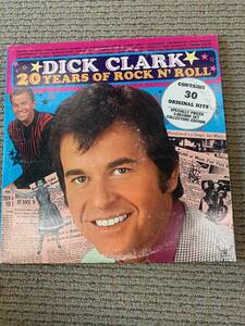 DICK CLARK 20 YEARS OF ロック N' ROLL DOUBLE バイナル LP VG+ 海外 即決