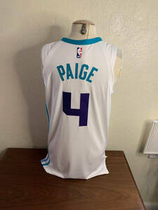 2018-2019 Charlotte Hornets Basketball #4 Marcus Paige Game Jersey Size 46+4 海外 即決