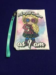 Harry Potter Luna Lovegood You're Just As Sane As I Am Wristlet Pouch NWOT 海外 即決