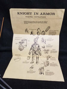 Vintage Marx Sir Stuart Noble Silver Knight Original Plume Box Instructions 海外 即決