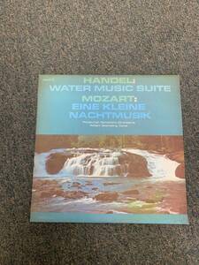 HANDEL - Water Music Suite + モーツァルト バイナル The Hamburg シンフォニー Orchestra. VGC. 海外 即決