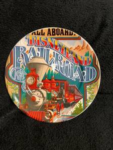 Authentic Original Disney Parks Plate 7” Disneyland Railroad and Train VHS 海外 即決