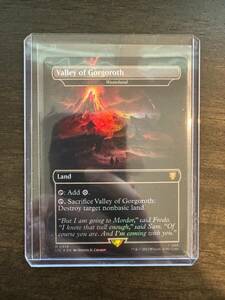 MTG LOTR Valley Of Gorgoroth Surge Foil Lord of the Rings M 0367 Mythic 海外 即決