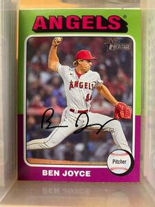 2024 Topps Heritage #456 Ben Joyce Los Angeles Angels MLB Baseball Card 海外 即決