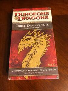 D&D Three-Dragon Ante Emperor's Gambit Card Game Dungeons & Dragons SEALED 海外 即決