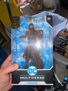 DC Multiverse Gaming 6" Figure Arkham Knight Scarecrow Gold Label 海外 即決