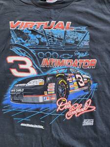 Vintage Dale Earnhardt Sr Shirt Mens XXL Virtual Intimidator Double Sided Nascar 海外 即決