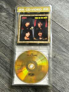 KISS CD VIDEO TURN ON THE NIGHT Longbox Sealed CDV USA UK Crazy Nights 5trk 1988 海外 即決