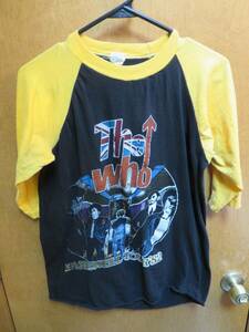 Vintage Original The Who Concert Farewell Tour 1982 Rock T-Shirt Size Large 海外 即決