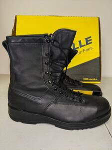 Belleville 800ST Men Waterproof Steel Toe Flight Deck Boots Black Size 14.5 REG 海外 即決