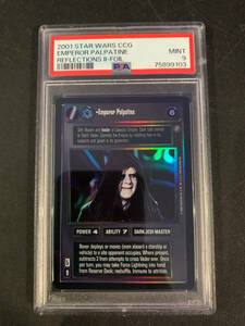 SWCCG Star Wars CCG Reflections II Foil Emperor Palpatine PSA MINT 9 海外 即決