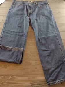 Levis Mens 550 Jeans Relaxed Fit 42x30 Medium Wash Blue Denim 100% Cotton 海外 即決