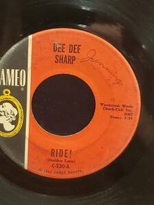 DEE DEE SHARP 7" 45 RPM "Ride" & "The Night" G+ Condition 海外 即決