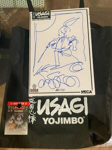 SDCC 2023 EXCLUSIVE, SPACE USAGI YOJIMBO FIGURE STAN SAKAI, TMNT, NECA, SIGNED! 海外 即決