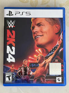 WWE 2K24 (Sony PlayStation 5, PS5) 2K Games, w/ Nightmare Family Pack - Used 海外 即決